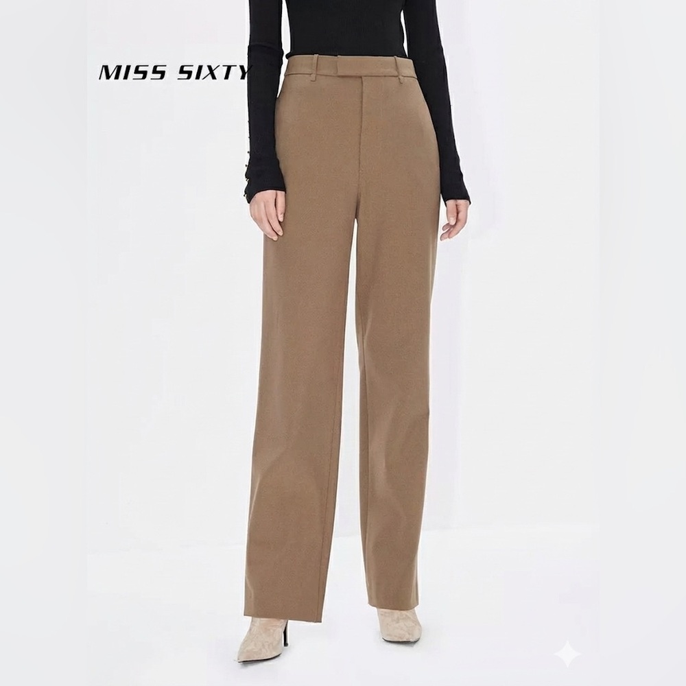 Miss Sixty Tan Brown Women's Pants